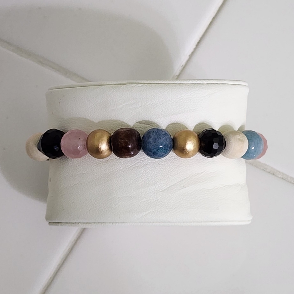 10MM Stretch Beaded Bracelet - Picture 6 of 7